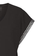Lade das Bild in den Galerie-Viewer, Kurzarm T-Shirt Holya - Ichi Schwarz
