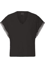 Lade das Bild in den Galerie-Viewer, Kurzarm T-Shirt Holya - Ichi Schwarz
