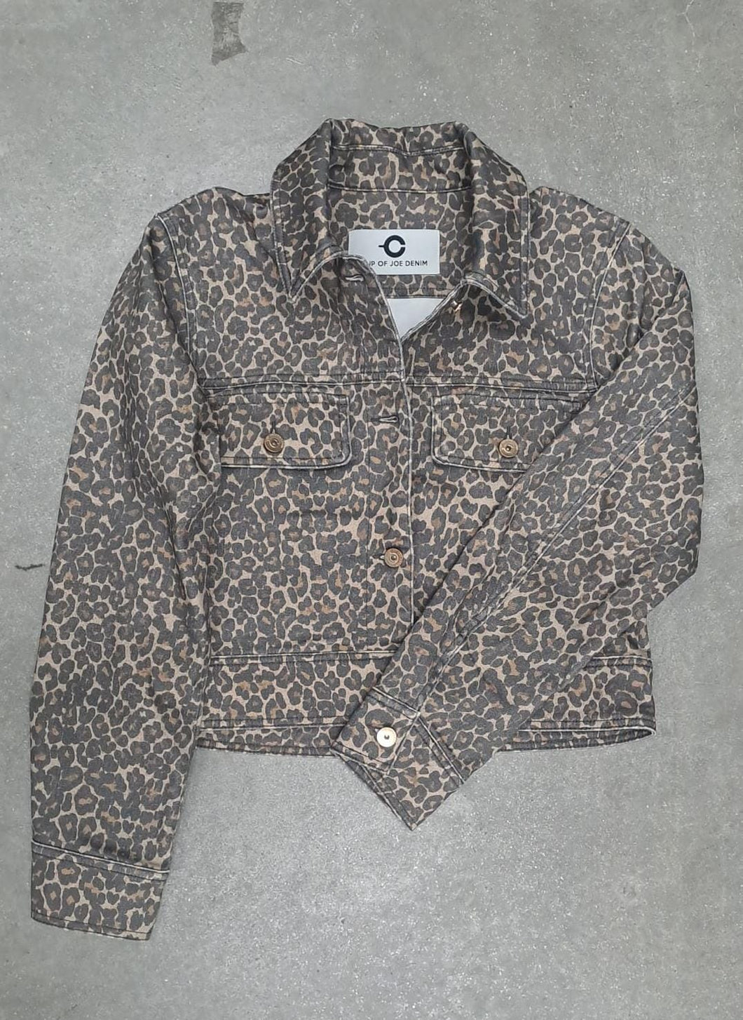 Jeansjacke Ida - Cup of Joe Leoprint