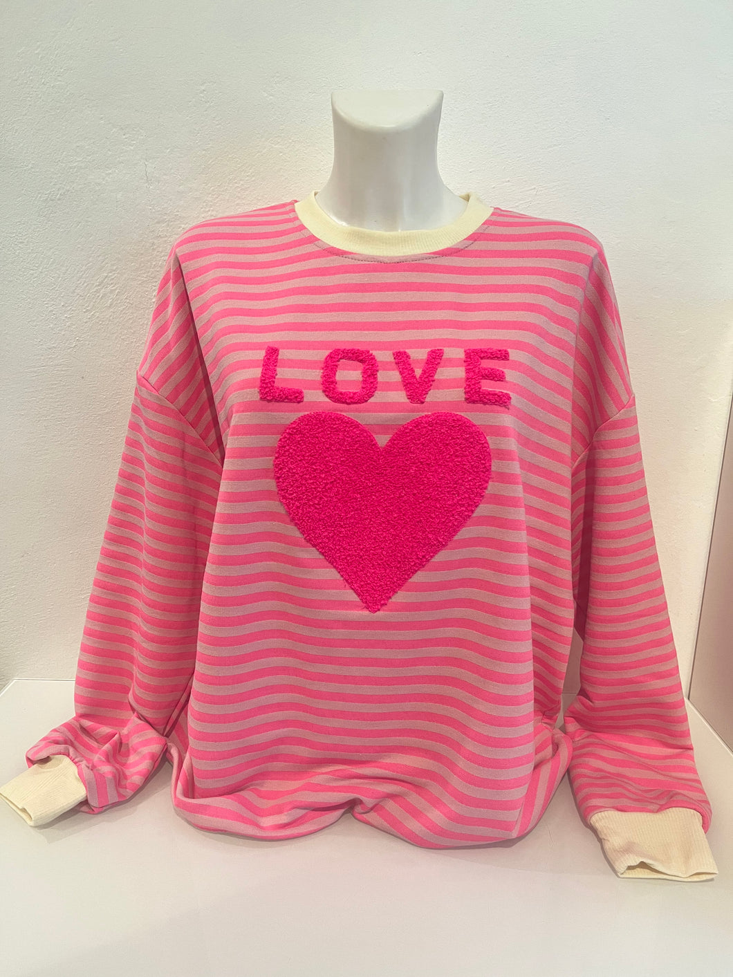 Sweatshirt Marion - Pink Streifen